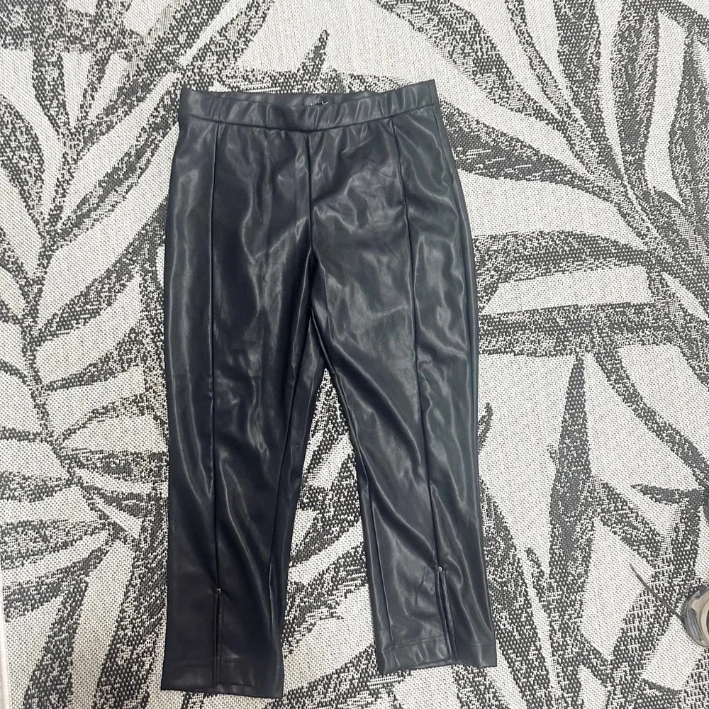 NICOLE MILLER leather pants L